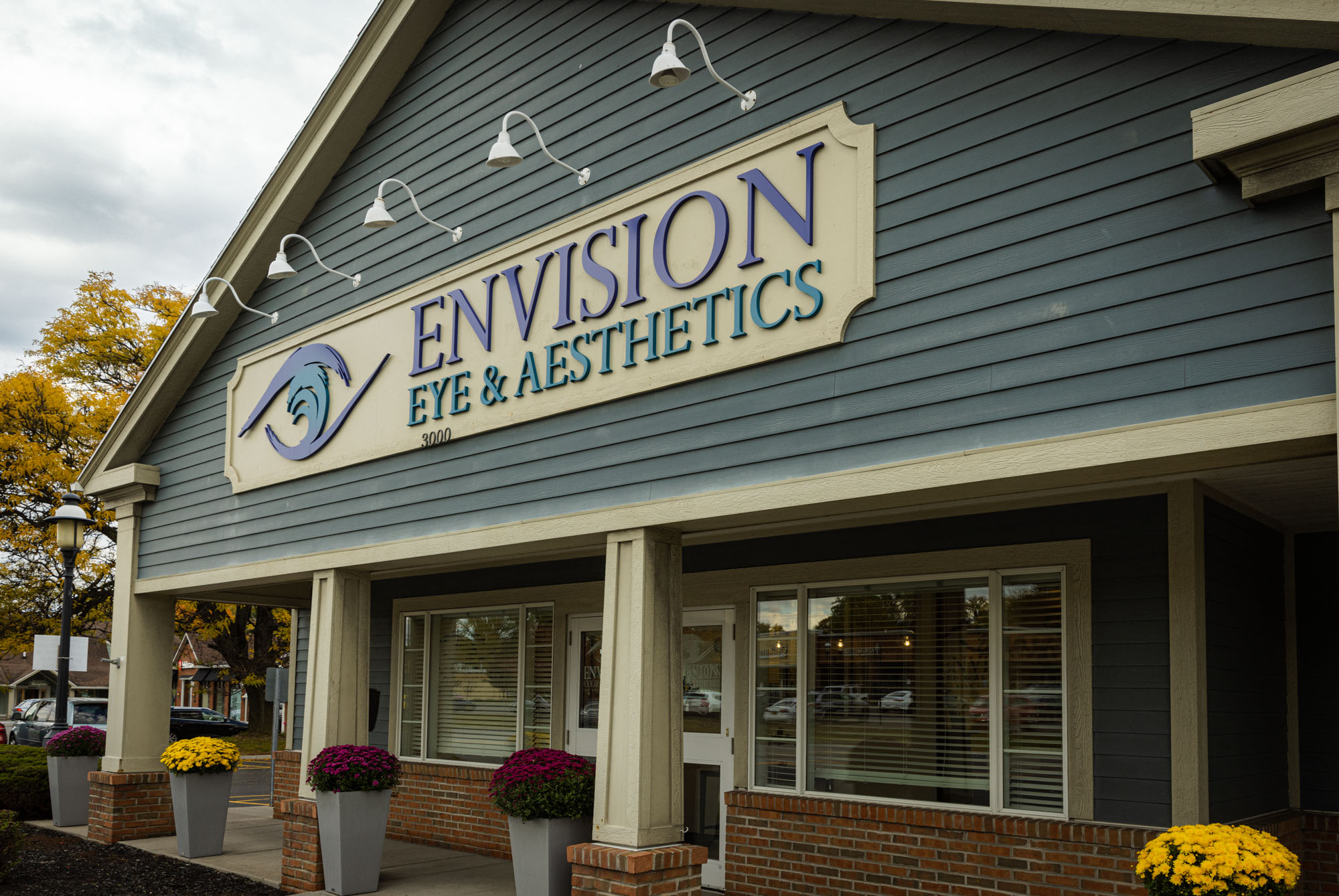 Envision Eye and Aesthetics front door in Rochester NY.
